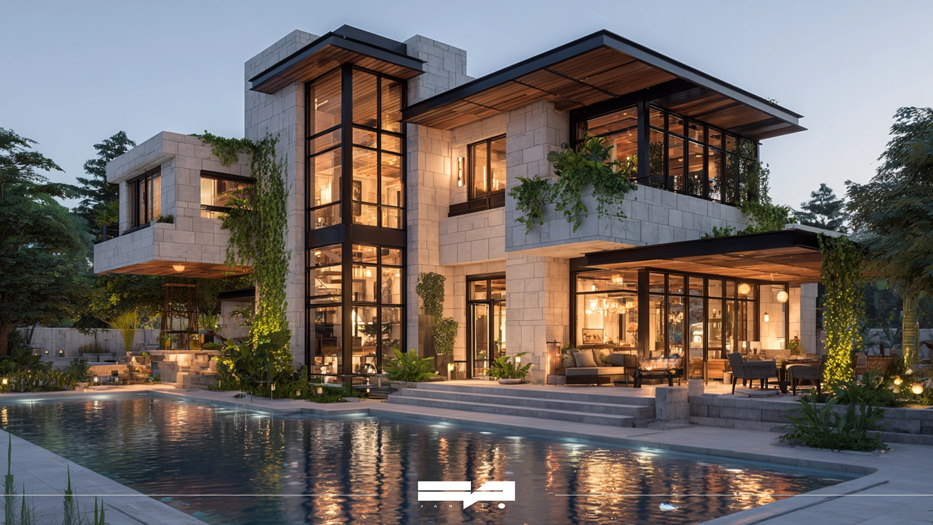 طراحی ویلا تریبلکس
